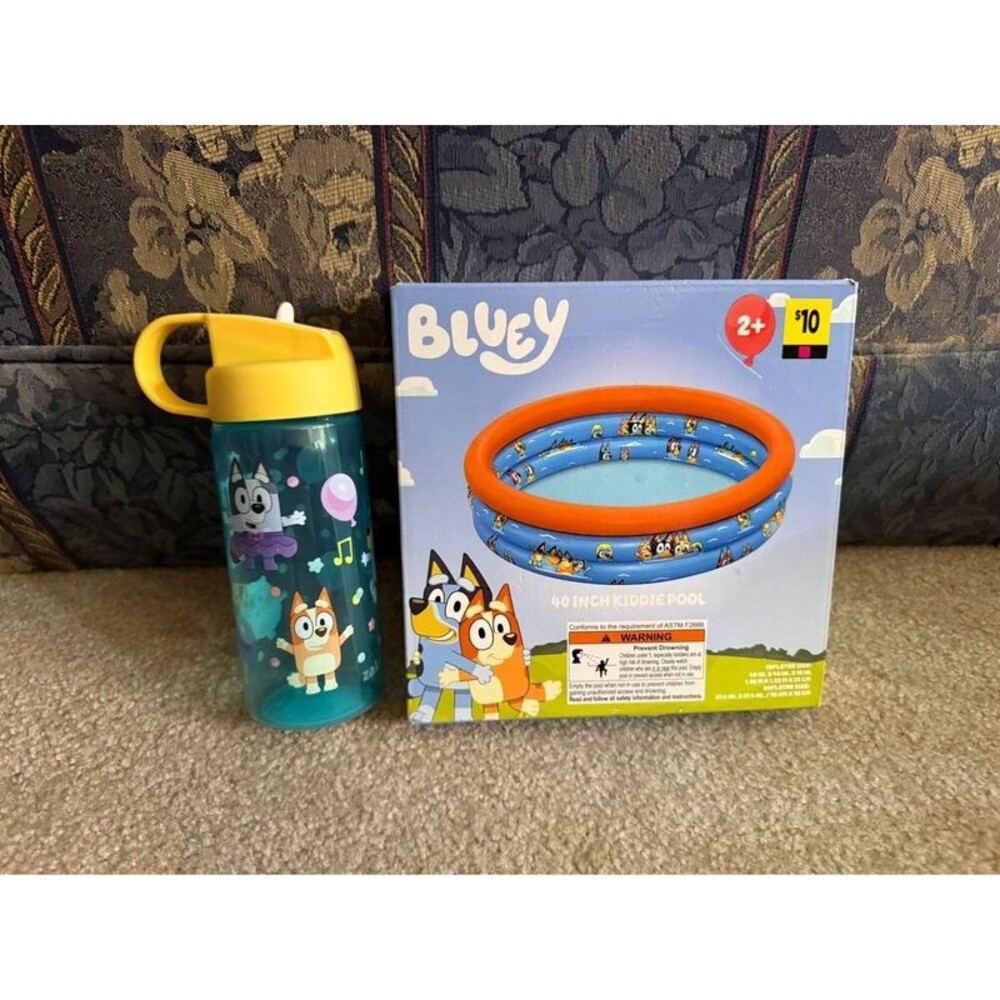 Bluey Swimming Pool With Bluey Kids Cup